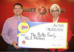 February 1st Mega Millions winner photo-Jimmy McClelland